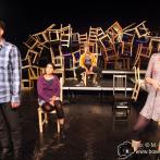 Junges Staatstheater Parchim: Szenenfoto Gelber Mond - Die Ballade von Leila und Lee