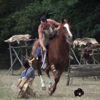 Szenenfoto von der Apachen-Live-Show in Neu Damerow
