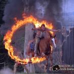 Szenenfoto von der Apachen-Live-Show in Neu Damerow