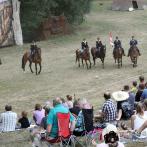 Szenenfoto von der Apachen-Live-Show in Neu Damerow