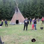 Szenenfoto von der Apachen-Live-Show in Neu Damerow
